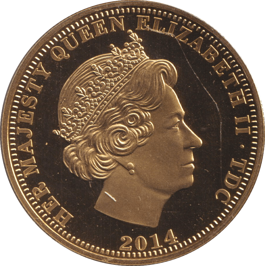 2014 FIVE POUNDS QUEEN ELIZABETH II - WORLD COINS - Cambridgeshire Coins