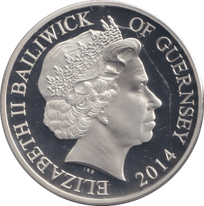 2014 FIVE POUNDS SILVER PROOF WE WILL REMEMBER THEM - SILVER WORLD COINS - Cambridgeshire Coins