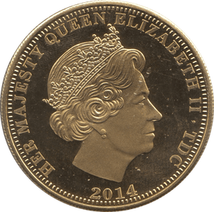 2014 FIVE POUNDS TRISTAN DA CUNHA - WORLD COINS - Cambridgeshire Coins