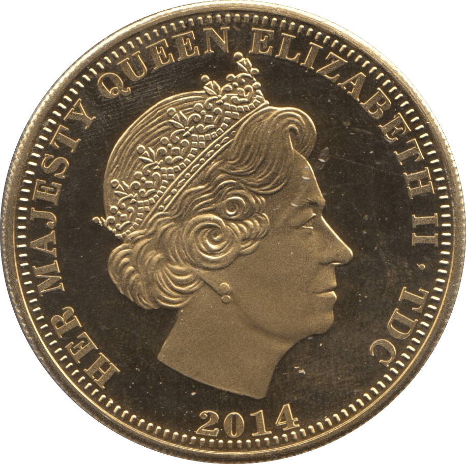 2014 FIVE POUNDS TRISTAN DA CUNHA - WORLD COINS - Cambridgeshire Coins