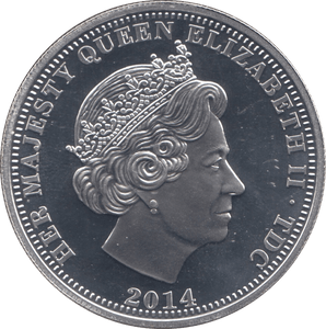 2014 FIVE POUNDS TRISTAN DA CUNHA - WORLD COINS - Cambridgeshire Coins