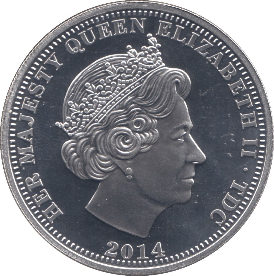 2014 FIVE POUNDS TRISTAN DA CUNHA - WORLD COINS - Cambridgeshire Coins