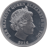 2014 FIVE POUNDS TRISTAN DA CUNHA - WORLD COINS - Cambridgeshire Coins