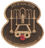 2014 FIVE POUNDS WW1 REMEMBRANCE BAILIWICK OF GUERNSEY ( PROOF ) - WORLD COINS - Cambridgeshire Coins