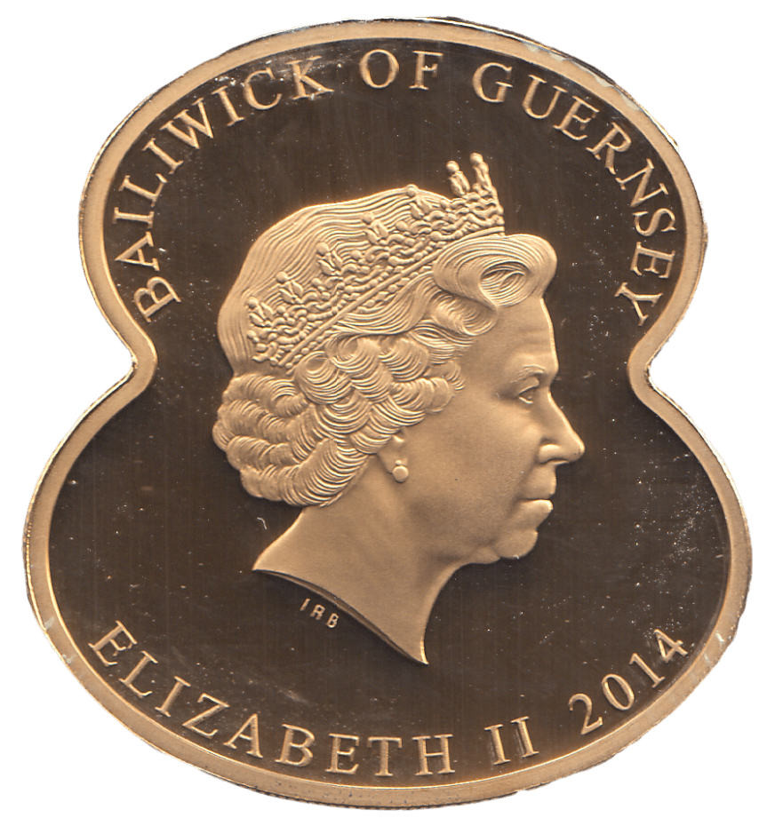 2014 FIVE POUNDS WW1 REMEMBRANCE BAILIWICK OF GUERNSEY ( PROOF ) - WORLD COINS - Cambridgeshire Coins
