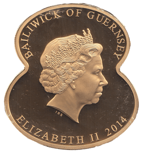 2014 FIVE POUNDS WW1 REMEMBRANCE BAILIWICK OF GUERNSEY ( PROOF ) - WORLD COINS - Cambridgeshire Coins