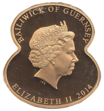 2014 FIVE POUNDS WW1 REMEMBRANCE BAILIWICK OF GUERNSEY ( PROOF ) - WORLD COINS - Cambridgeshire Coins