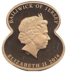 2014 FIVE POUNDS WW1 REMEMBRANCE BAILIWICK OF JERSEY ( PROOF ) - WORLD COINS - Cambridgeshire Coins