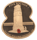 2014 FIVE POUNDS WW1 REMEMBRANCE BAILIWICK OF JERSEY ( PROOF ) - WORLD COINS - Cambridgeshire Coins