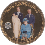 2014 FOUR GENERATIONS ONE CROWN - WORLD COINS - Cambridgeshire Coins