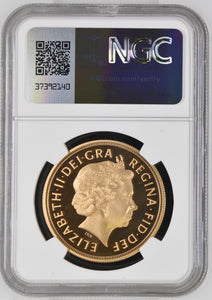 2014 GOLD PROOF £5 SOVEREIGN ( NGC ) PF 69 ULTRA CAMEO - NGC GOLD COINS - Cambridgeshire Coins