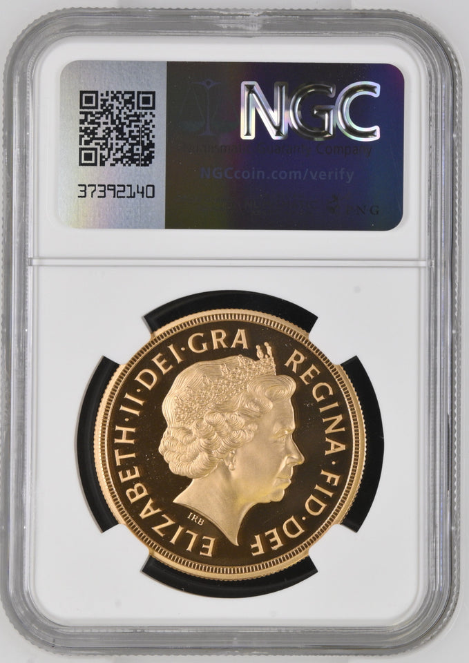 2014 GOLD PROOF £5 SOVEREIGN ( NGC ) PF 69 ULTRA CAMEO - NGC GOLD COINS - Cambridgeshire Coins