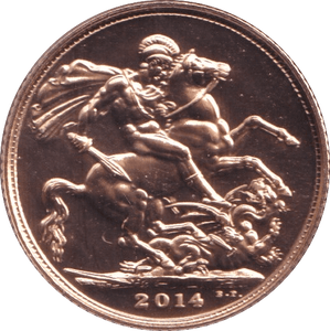 2014 GOLD SOVEREIGN ( BU ) - SOVEREIGN - Cambridgeshire Coins
