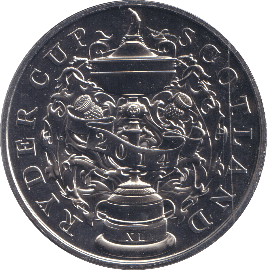 2014 MEDALLION RYDER CUP SCOTLAND - WORLD COINS - Cambridgeshire Coins