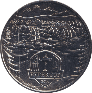2014 MEDALLION RYDER CUP SCOTLAND - WORLD COINS - Cambridgeshire Coins