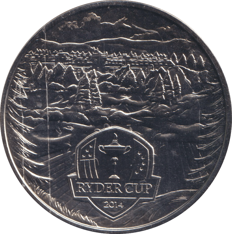 2014 MEDALLION RYDER CUP SCOTLAND - WORLD COINS - Cambridgeshire Coins