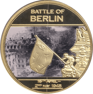 2014 MEDALLION WWII 75TH ANNIVERSARY - BATTLE OF BERLIN - WORLD COINS - Cambridgeshire Coins