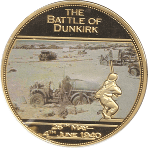 2014 MEDALLION WWII 75TH ANNIVERSARY - BATTLE OF DUNKIRK - WORLD COINS - Cambridgeshire Coins