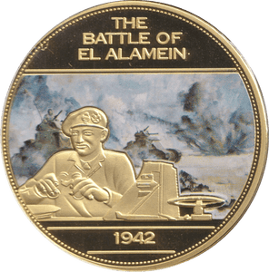 2014 MEDALLION WWII 75TH ANNIVERSARY - BATTLE OF EL ALAMEIN - WORLD COINS - Cambridgeshire Coins