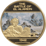 2014 MEDALLION WWII 75TH ANNIVERSARY - BATTLE OF EL ALAMEIN - WORLD COINS - Cambridgeshire Coins