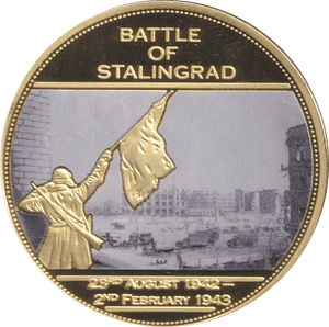 2014 MEDALLION WWII 75TH ANNIVERSARY - BATTLE OF STALINGRAD - WORLD COINS - Cambridgeshire Coins