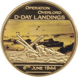 2014 MEDALLION WWII 75TH ANNIVERSARY - OPERATION OVERLORD D - DAY LANDINGS - WORLD COINS - Cambridgeshire Coins