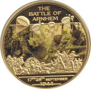 2014 MEDALLION WWII 75TH ANNIVERSARY - THE BATTLE OF ARNHEM - WORLD COINS - Cambridgeshire Coins