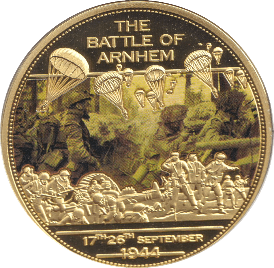 2014 MEDALLION WWII 75TH ANNIVERSARY - THE BATTLE OF ARNHEM - WORLD COINS - Cambridgeshire Coins