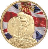 2014 MEDALLION WWII 75TH ANNIVERSARY - VICTORY IN EUROPE DAY - WORLD COINS - Cambridgeshire Coins
