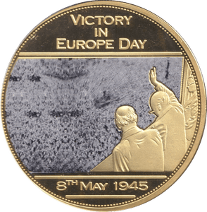 2014 MEDALLION WWII 75TH ANNIVERSARY - VICTORY IN EUROPE DAY - WORLD COINS - Cambridgeshire Coins
