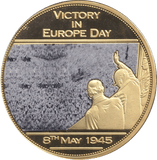 2014 MEDALLION WWII 75TH ANNIVERSARY - VICTORY IN EUROPE DAY - WORLD COINS - Cambridgeshire Coins