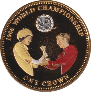 2014 ONE CROWN 1966 WORLD CHAMPIONSHIP TDC - WORLD COINS - Cambridgeshire Coins