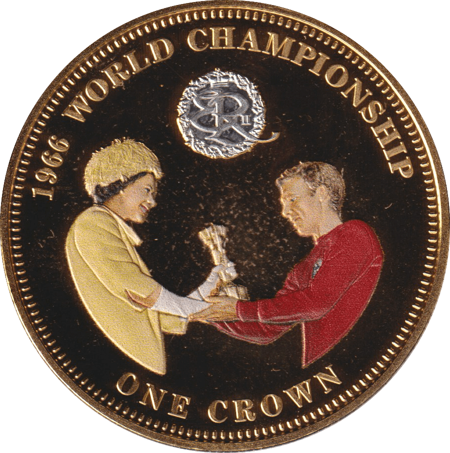 2014 ONE CROWN 1966 WORLD CHAMPIONSHIP TDC - WORLD COINS - Cambridgeshire Coins