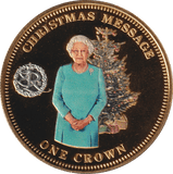 2014 ONE CROWN CHRISTMAS MESSAGE TDC - WORLD COINS - Cambridgeshire Coins