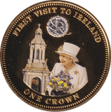 2014 ONE CROWN FIRST VISIT TO IRELAND TDC - WORLD COINS - Cambridgeshire Coins