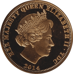 2014 ONE CROWN FLANDERS FIELDS THE BATTLE OF YEARS TDC - WORLD COINS - Cambridgeshire Coins