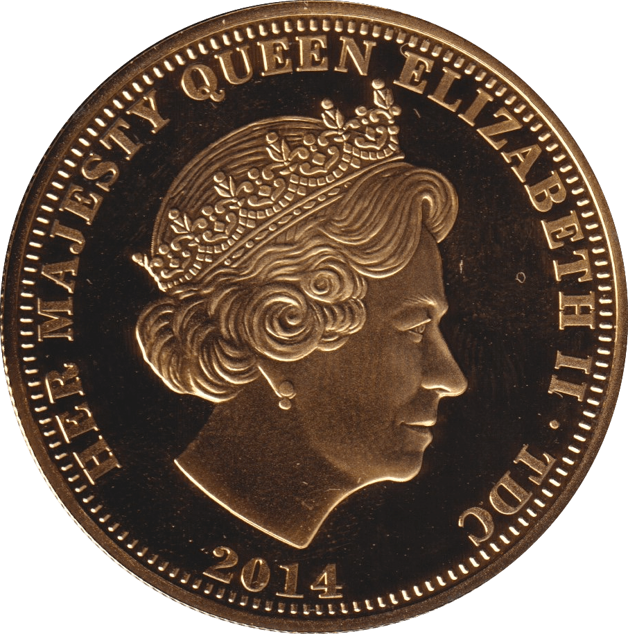 2014 ONE CROWN FLANDERS FIELDS THE BATTLE OF YEARS TDC - WORLD COINS - Cambridgeshire Coins