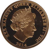 2014 ONE CROWN FLANDERS FIELDS THE BATTLE OF YEARS TDC - WORLD COINS - Cambridgeshire Coins