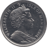 2014 ONE CROWN SNOWMAN ISLE OF MAN ( BU ) - SILVER WORLD COINS - Cambridgeshire Coins