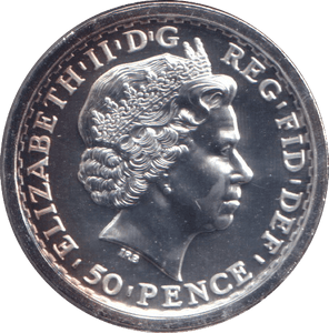 2014 SILVER 1/4 OZ BRITANNIA 50 PENCE - SILVER WORLD COINS - Cambridgeshire Coins