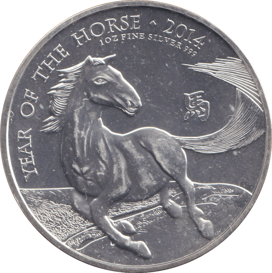 2014 SILVER £2 YEAR OF THE HORSE - SILVER WORLD COINS - Cambridgeshire Coins