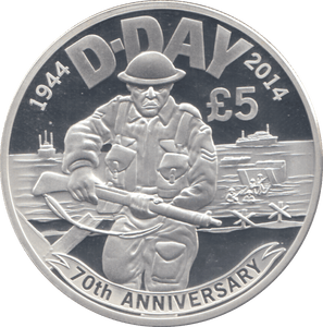 2014 SILVER £5 JERSEY ( PROOF ) - SILVER WORLD COINS - Cambridgeshire Coins