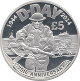 2014 SILVER £5 JERSEY ( PROOF ) - SILVER WORLD COINS - Cambridgeshire Coins