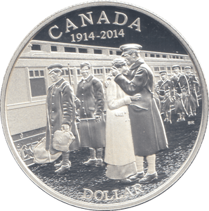 2014 SILVER $ CANADA ( PROOF ) - SILVER WORLD COINS - Cambridgeshire Coins