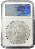 2014 SILVER EAGLE $1 STRUCK AT SAN FRANCISCO MINT EARLY RELEASES NGC MS 69 USA - NGC SILVER COINS - Cambridgeshire Coins
