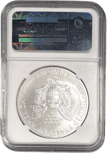 2014 SILVER EAGLE $1 STRUCK AT SAN FRANCISCO MINT FIRST RELEASES NGC MS 69 USA - NGC SILVER COINS - Cambridgeshire Coins