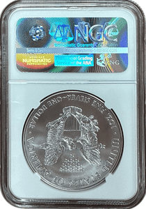 2014 SILVER EAGLE $1 STRUCK AT WEST POINT MINT NGC MS 70 USA REF - 7 - NGC SILVER COINS - Cambridgeshire Coins