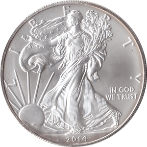 2014 SILVER LIBERTY DOLLAR USA - SILVER WORLD COINS - Cambridgeshire Coins