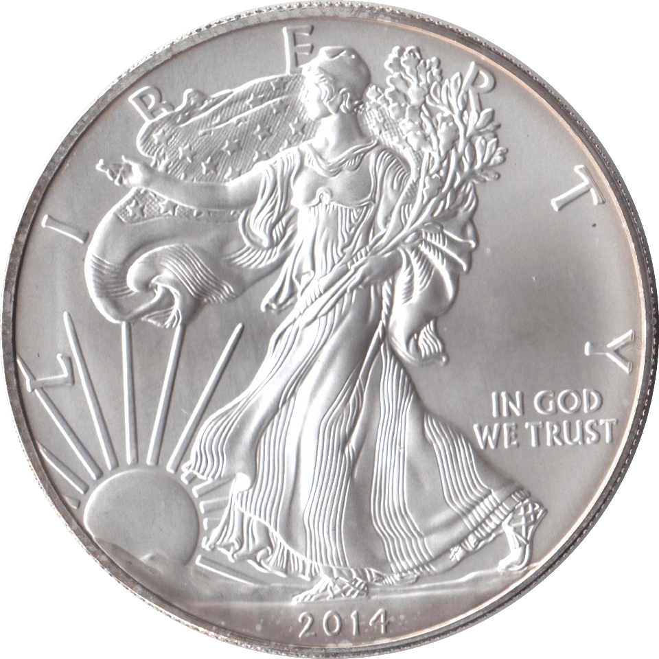 2014 SILVER LIBERTY DOLLAR USA - SILVER WORLD COINS - Cambridgeshire Coins
