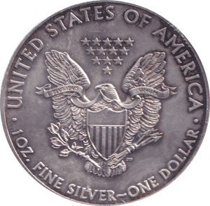 2014 SILVER ONE DOLLAR USA - SILVER WORLD COINS - Cambridgeshire Coins